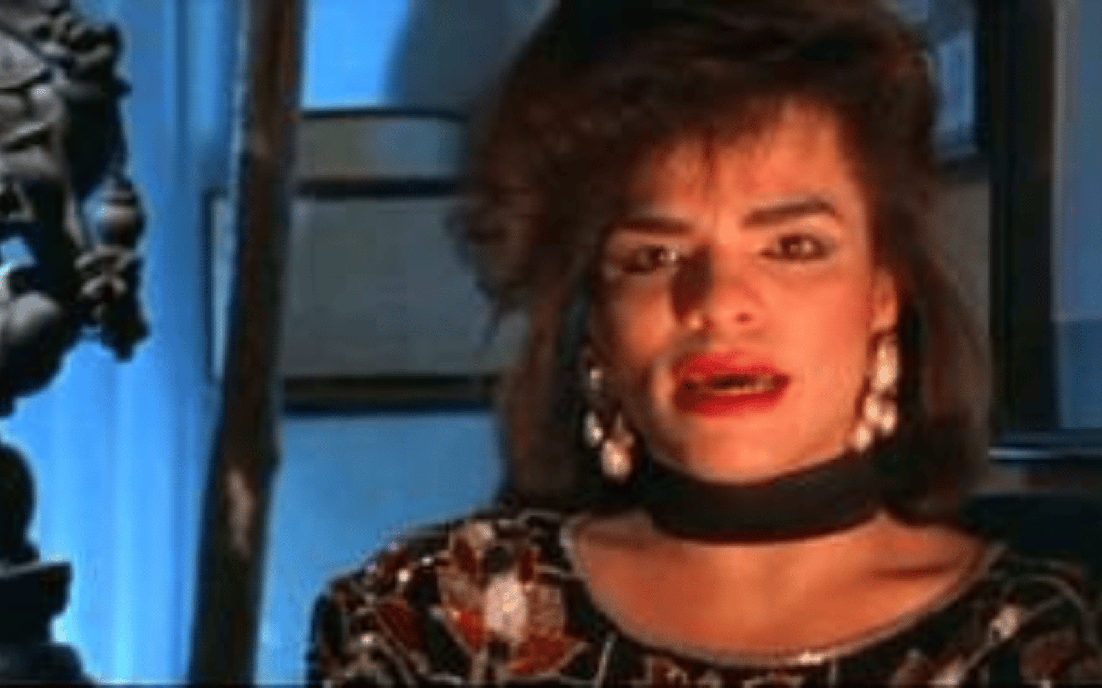 Angie Xtravaganza talks during a clip of the documentary Paris is Burning